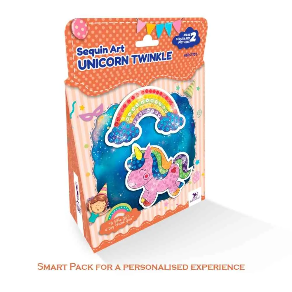 Unicorn Twinkle Sequin Art