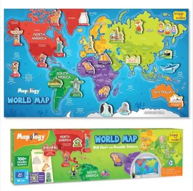 Mapology - Physical Map of the World