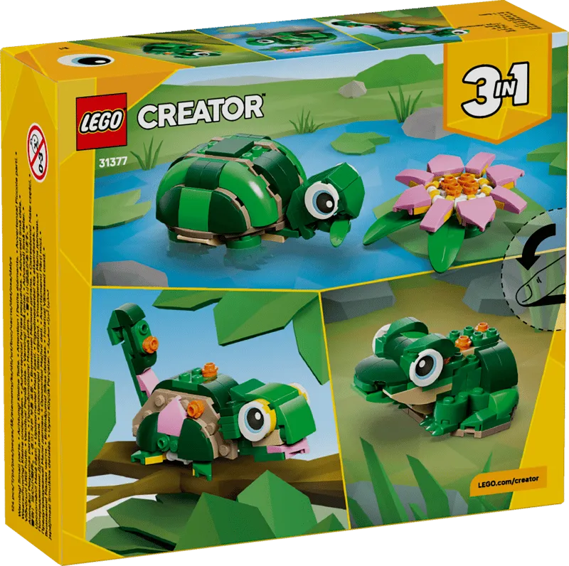 LEGO - Turtle with a Water Lily Flower