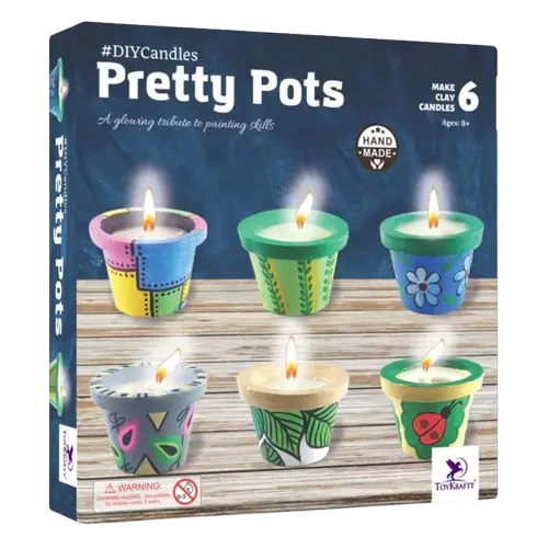 Candles From Pretty Pots