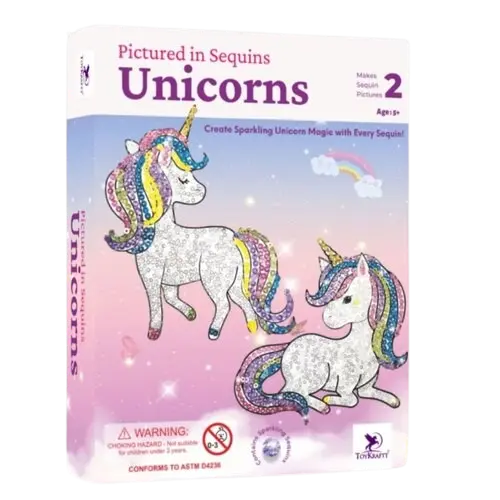 Pictured In Sequins - Unicorns