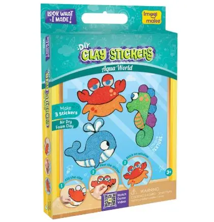 Clay Sticker - Aqua World