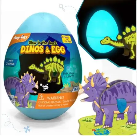 Mapology: GID - Dino & Egg - Blue